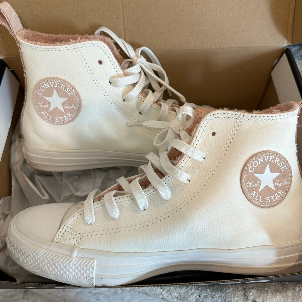 Sherpa Lined Converse Sneakers